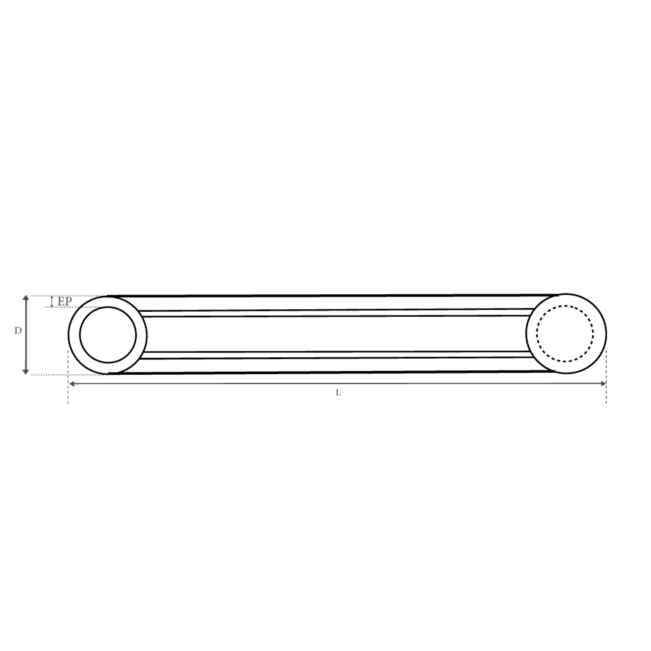 tube pe-100 pression PN10